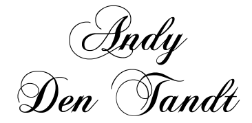 My name in stylish script